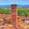 Guinigi Tower Lucca paint by number