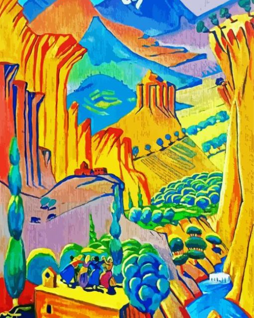 Hayastan Martiros Saryan paint by numbers