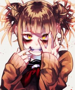 Himiko Toga Anime Girl paint by number