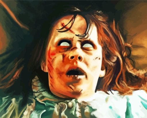 Horror Movie Exorcist paint by number