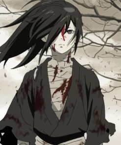 Hyakkimaru Dororo Anime paint by number