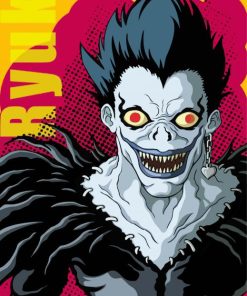 Illustration Ryuk Death Note paint by number