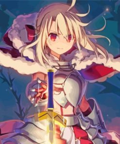 Illyasviel Von Einzbern Fate Character paint by numbers