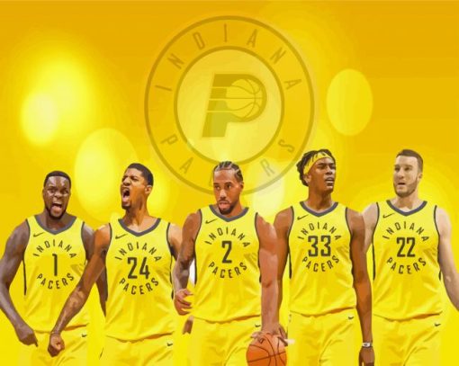 Indiana Pacers Team paint by number