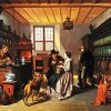 Interior Of Pharmacy Art paint by number