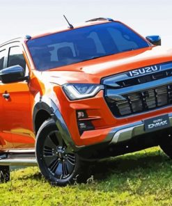 Isuzu Pickup Truck paint by number