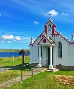 Italian Chapel Orkney paint by numbers