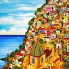 Italy Positiano Art paint by numbers