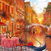 Italy Venice Canal paint by number