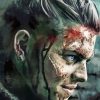 Ivar Ragnarsson Vikings paint by number