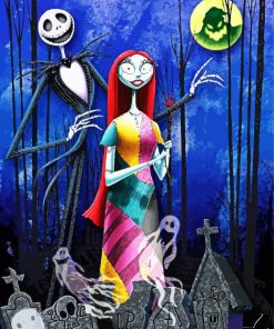 Jack And Sally paint by numbers