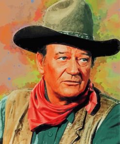 John Wayne Art paint by number