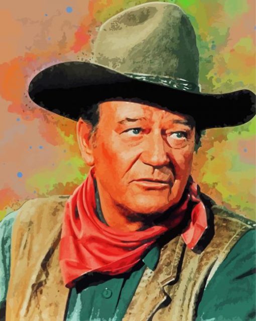 John Wayne Art paint by number