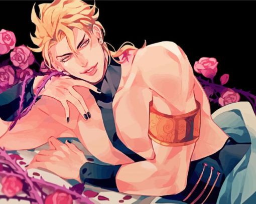 Jojos Bizarre Adventure Dio Brando paint by number