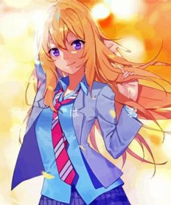 Kaori Miyazono Manga Anime paint by numbers