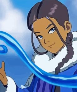 Katara Avatar The Last Airbender paint by numbers