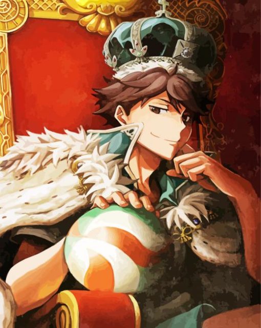 King Toru Oikawa paint by number