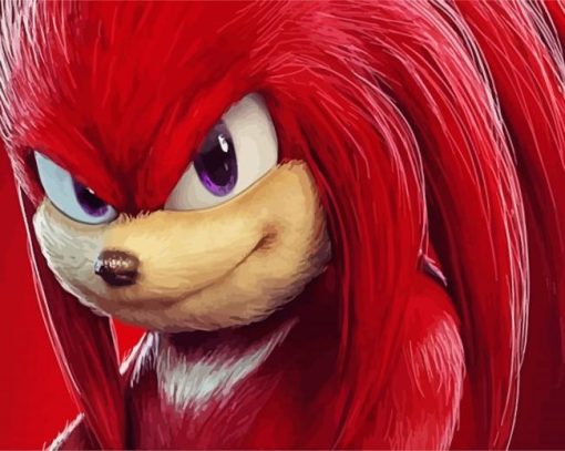 Knuckles Animes paint by numbers