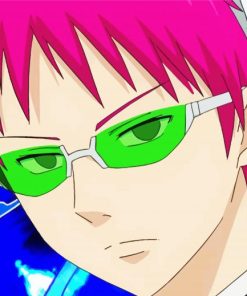 Kusuo Saiki Anime Boy paint by number