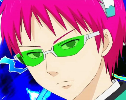 Kusuo Saiki Anime Boy paint by number