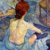 La Toilette By Toulouse Lautrec paint by numbers