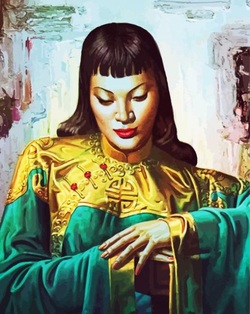 Lady From The Orient Vladimir Tretchikoff paint by number