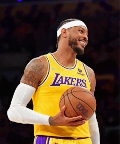 Lakers Carmelo Anthony paint by number