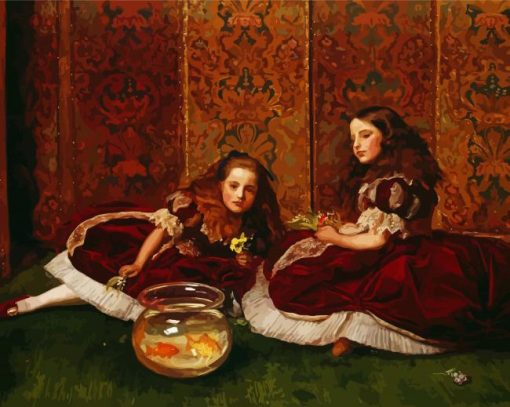 Leisure Hourse By John Everett Millais paint by numbers