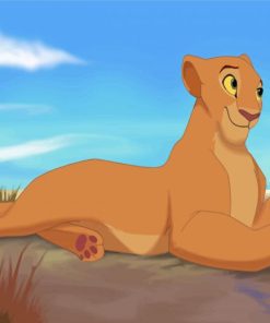 Lioness Nala paint by numbers