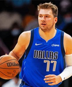 Luka Doncic player paint by numbers