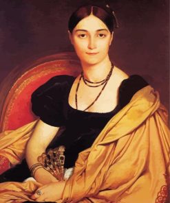 Madame Antonia Ingres paint by numbers