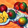 Mango Fruit Art paint by numbers