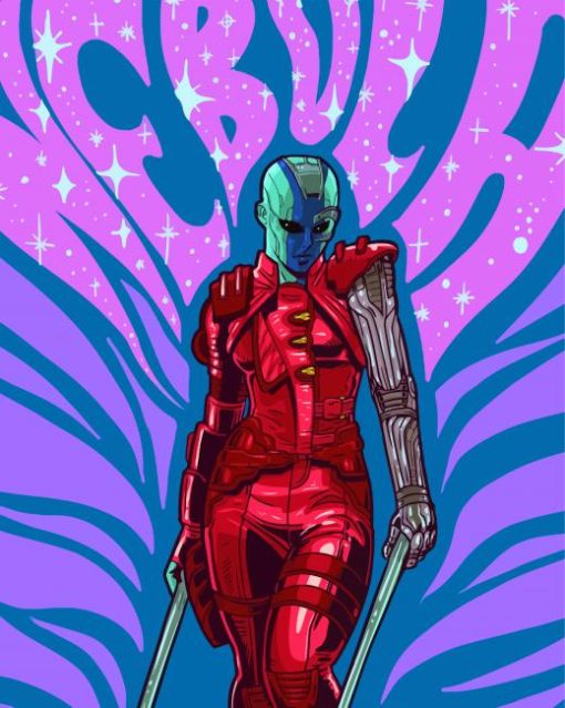 Marvel Nebula Art paint by number