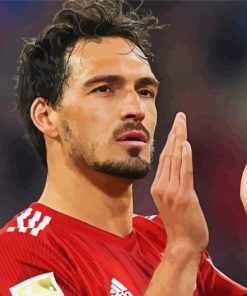 Mats Hummels paint by numbers