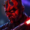 Maul Star Wars paint by numbers