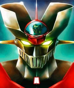 Mazinger Transformer paint by number