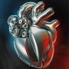 Mechanical Heart paint by numbers