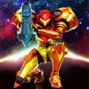 Metroid Galaxy paint by number