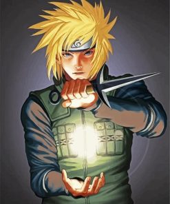 Minato Namikaze Naruto Anime paint by number