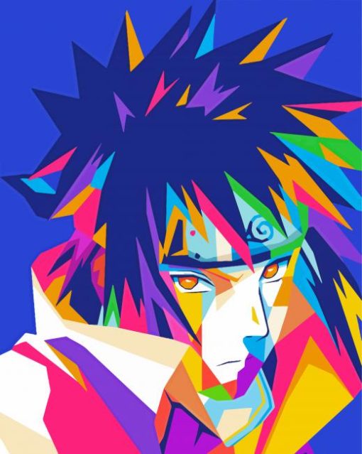 Minato Namikaze Pop Art paint by number