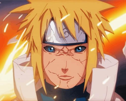 Minato Namikaze paint by number