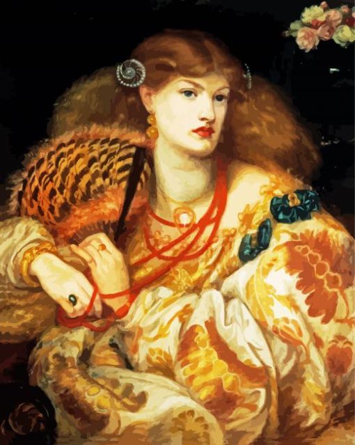 Monna Vanna By Rossetti paint by numbers