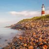 Montauk Point Lighthouse paint by number