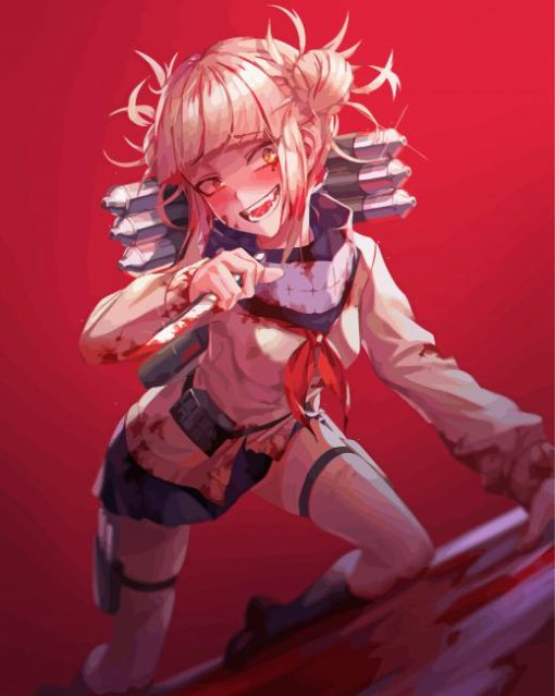 My Hero Academia Toga Himiko paint by numbers