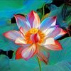 Mystical Lotus paint by number