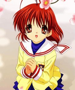 Nagisa Furukawa Clannad Anime paint by number