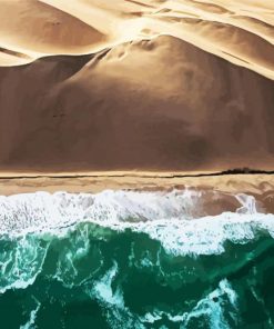 Namibia Coast paint by number