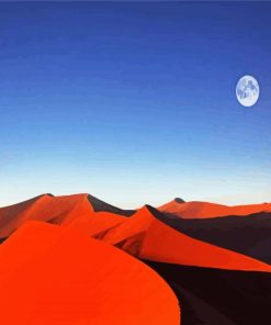 Namibia Desert Moonlight paint by number