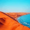 Namibia Desert Seascape paint by number