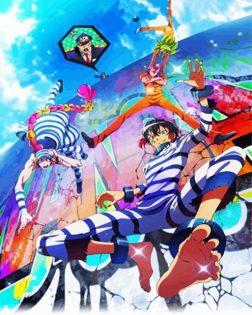 Nanbaka Anime Manga paint by number